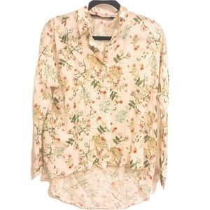 Zara woman high-low blouse medium